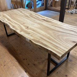 楠一枚板ダイニングテーブルks47-dt