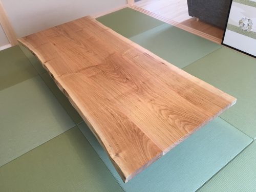 無垢テーブル用胡桃幅ハギ板